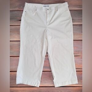 Lands' End Women's Wide Leg White Jeans Size 26W
Summer Stretch Spring Beach